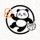 熊猫体育官方网站Logo - 一只可爱的熊猫手持体育器材