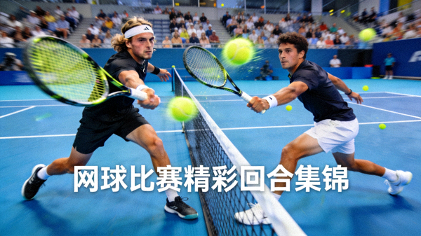 网球比赛精彩回合集锦预览图 - 选手在底线激烈对攻